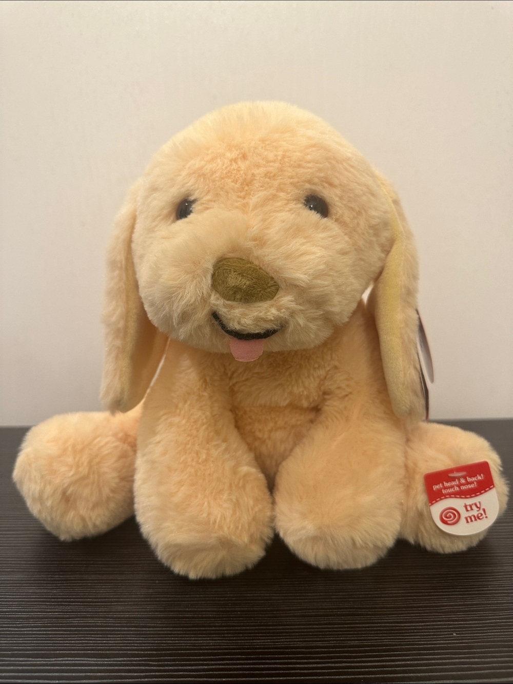 GUND Cream Plush Puppy from My Pet Puddles Collection